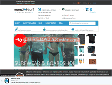 Tablet Screenshot of mundo-surf.com